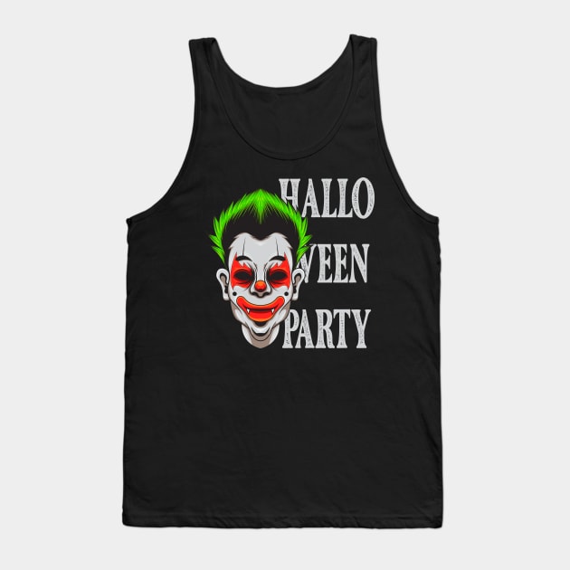 Halloween Clown 1.4 Halloween Party Tank Top by Harrisaputra